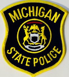 MICHIGAN STATE POLICE Shoulder Patch
